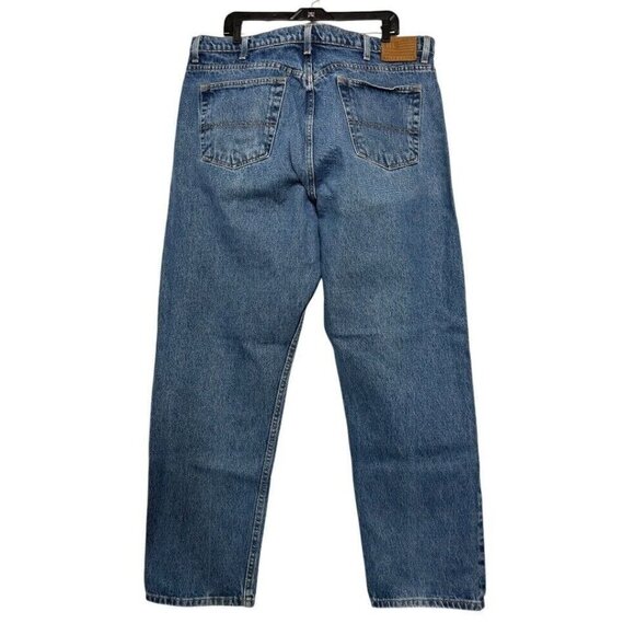 Vintage Polo Ralph Lauren Relaxed Fit Blue Jeans Cut 96572 Baggy Dad Denim - Picture 2 of 12